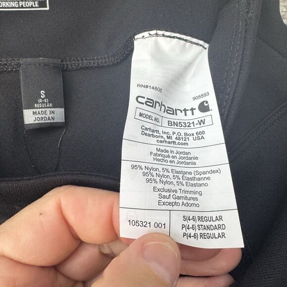 Carhartt Leggings Women Small Force Fitted Lightweight Ankle Length New BN5321-W - Picture 13 of 15